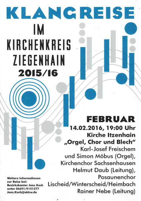 Klangreise im Kirchenkreis Ziegenhain 2015/16