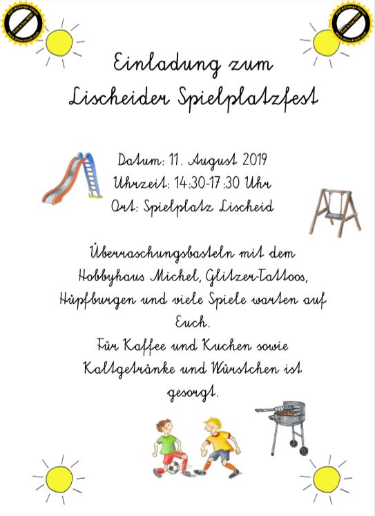 lischeider spielplatzfest 2019