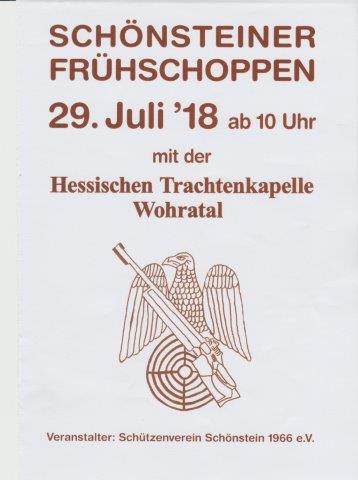 1. Seite Titelseite Schützenverein Schönstein