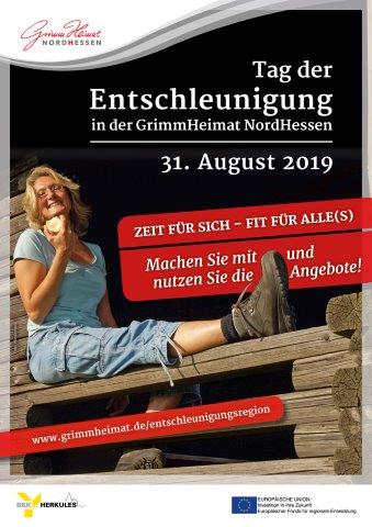 Vereine und Verbände Grimm Heimat Nordhessen WEBVERSION Plakat Tag der Entschleunigung 2019 DIN A3